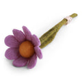Small Anemone w/Leaf - Light Purple